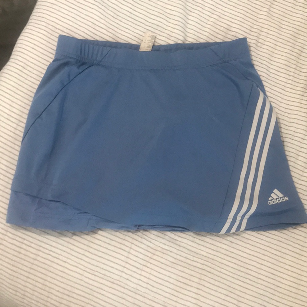 Blue adidas tennis skirt